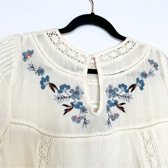 Free People Perfectly Victorian Floral Embroidered Mini Dress - Picture 8 of 11